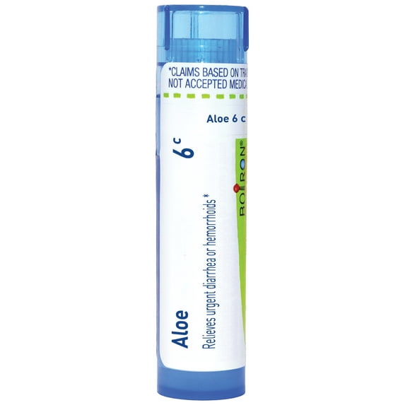 Boiron Aloe 6C, Homeopathic Medicine for Urgent Diarrhea Or Hemorrhoids, 80 Pellets