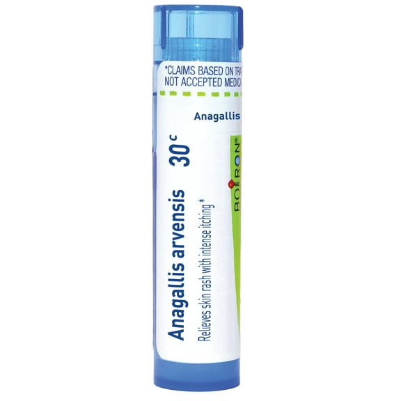 Boiron Anagallis Arvensis 30C, Homeopathic Medicine for Skin Rash With Intense Itching, 80 Pellets