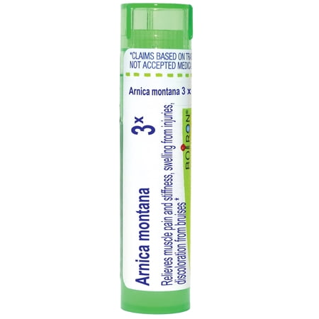 Boiron Arnica Montana 3X, Homeopathic Medicine for Muscle Pain, Stiffness, Swelling From Injuries, Bruises, 80 Pellets