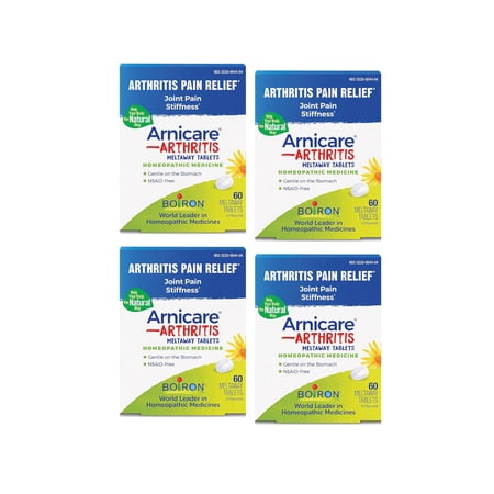 Boiron, Arnicare, Arthritis , 60 Quick-Dissolving Tablets (Pack of 4)
