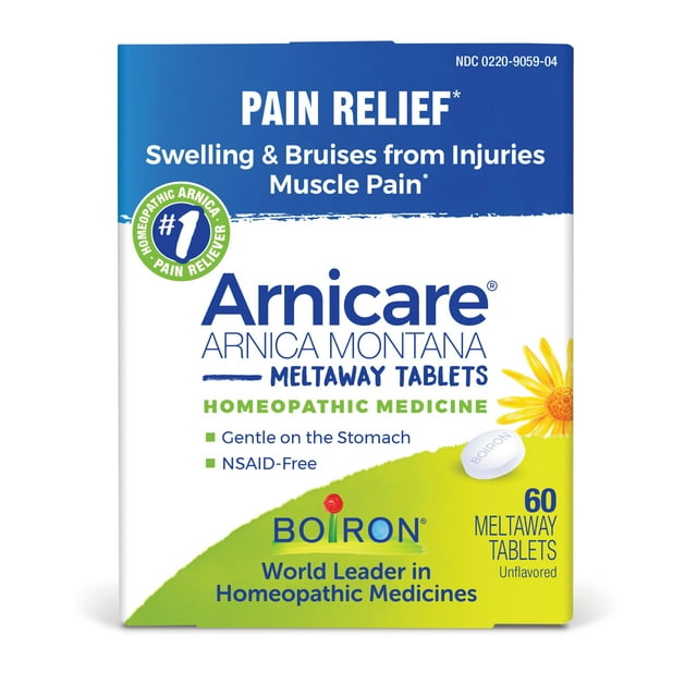 Boiron Arnicare Natural Pain Reliever Tablets, AntiInflammatory Arnica