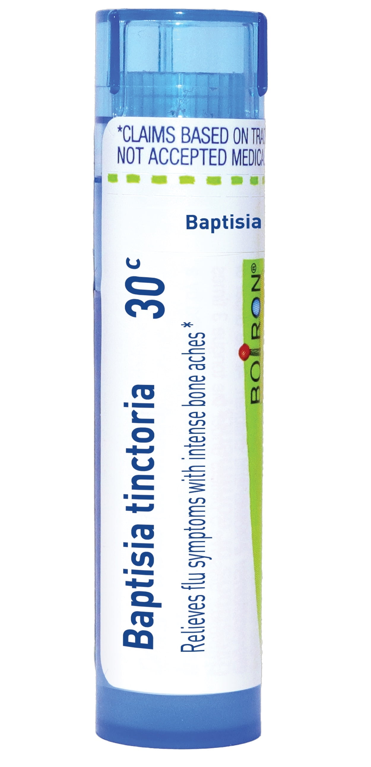 Boiron Baptisia Tinctoria 30C, Homeopathic Medicine for Flu Symptoms With Intense Bone Aches, 80 Pellets