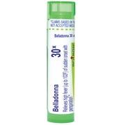 Boiron Belladonna 30X, Homeopathic Medicine for High Fever (Up To 102F) Of Sudden Onset With Perspiration, 80 Pellets
