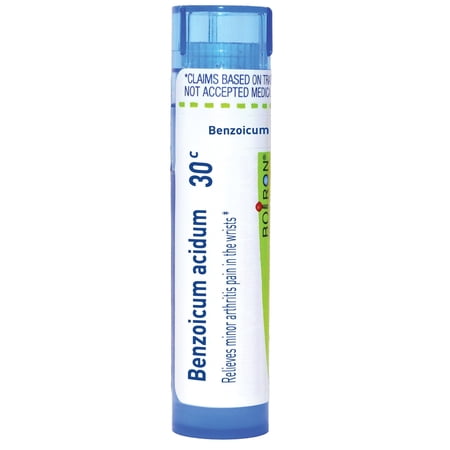 Boiron Benzoicum Acidum 30C, Homeopathic Medicine for Minor Arthritis Pain In The Wrists, 80 Pellets