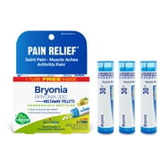 Boiron Bryonia 30C Bonus Pack, Homeopathic Medicine for Pain Relief, Joint Pain, Muscle Aches, Arthritis Pain, 240 Pellets