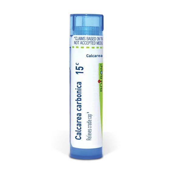 Boiron Calcarea Carbonica 15C, Homeopathic Medicine for Cradle Cap, 80 Pellets
