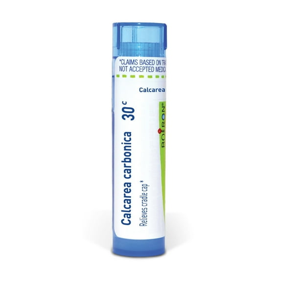 Boiron Calcarea Carbonica 30C, Homeopathic Medicine for Cradle Cap Relief, 80 Pellets