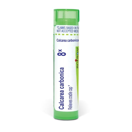 Boiron Calcarea Carbonica 8X, Homeopathic Medicine for Cradle Cap, 80 Pellets