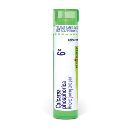 Boiron Calcarea Phosphorica 6X, Homeopathic Medicine for Growing Bone Pain, 80 Pellets