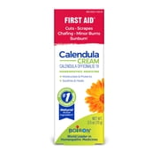 Boiron Calendula Cream, Homeopathic Medicine for First Aid, Cuts, Scrapes, Chafing, Minor Burns, Sunburn, 2.5 oz