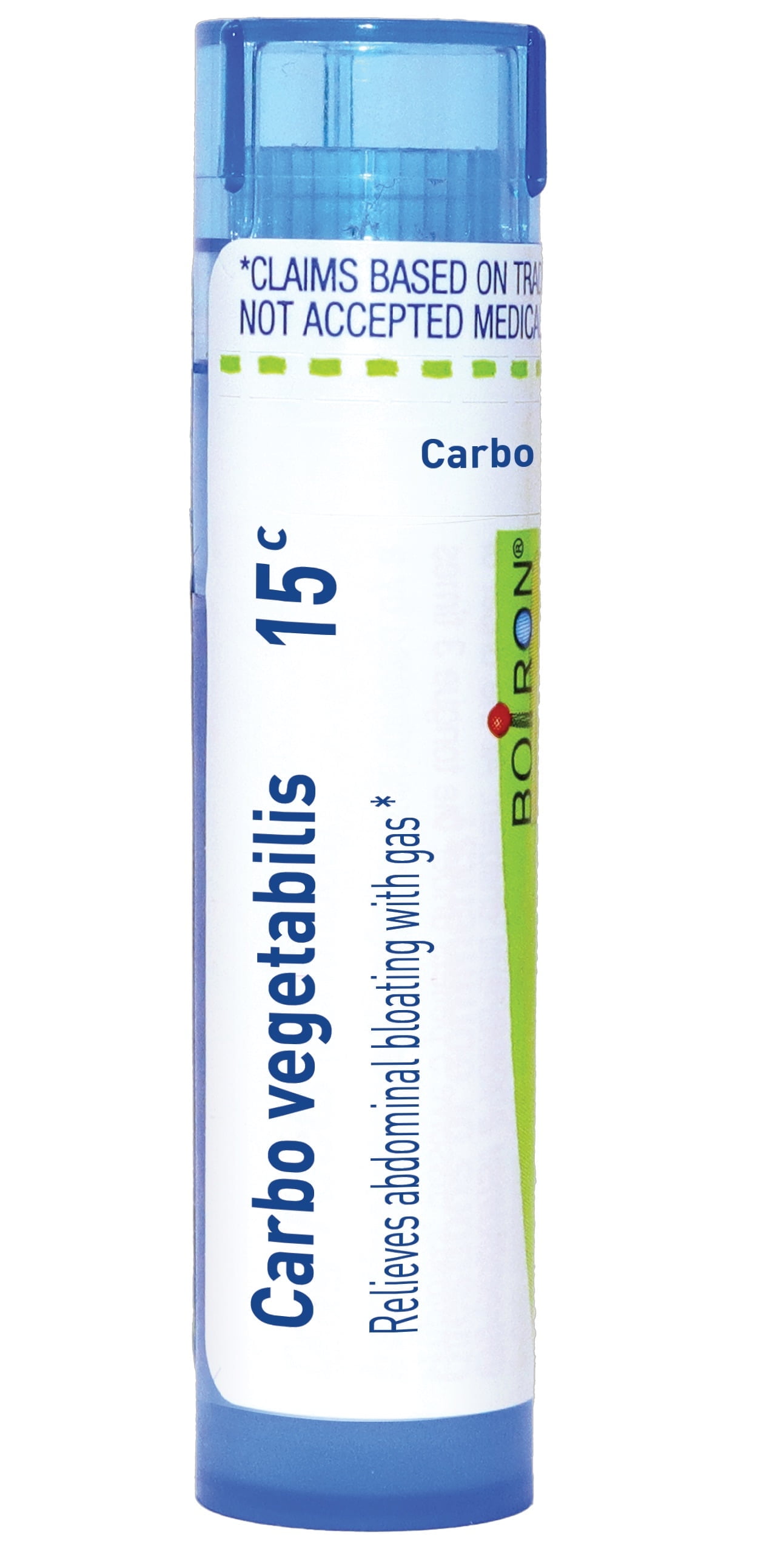 Boiron Carbo Vegetabilis 1M Homeopathic Medicine | Relief For Abdominal Bloating & Gas, 80 Pellets