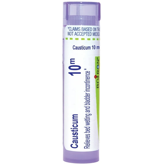 Boiron Causticum 10M, Homeopathic Medicine for Bed-Wetting And Bladder Incontinence, 80 Pellets