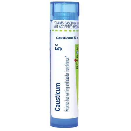 Boiron Causticum 5C, Homeopathic Medicine for Bed-Wetting And Bladder Incontinence, 80 Pellets