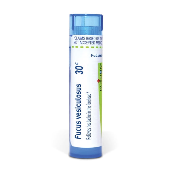 Boiron Fucus Vesiculosus 30C, Homeopathic Medicine for Headache In The Forehead, 80 Pellets