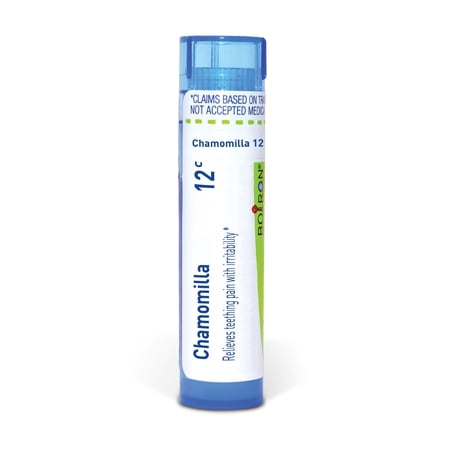 Boiron Chamomilla 12C, Homeopathic Medicine for Teething Pain With Irritability Relief, 80 Pellets
