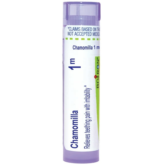 Boiron Chamomilla 1M, Homeopathic Medicine for Teething Pain With Irritability Relief, 80 Pellets