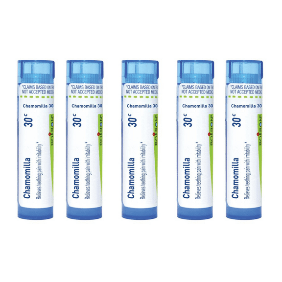Boiron Chamomilla 30C 80 Pellets (5 Pack)