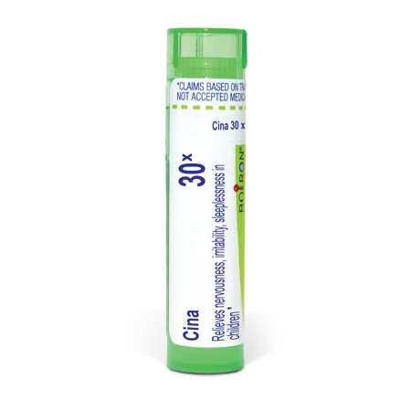Boiron Cina 30X, Homeopathic Medicine for Nervousness, Irritability, Sleeplessness In Children, 80 Pellets