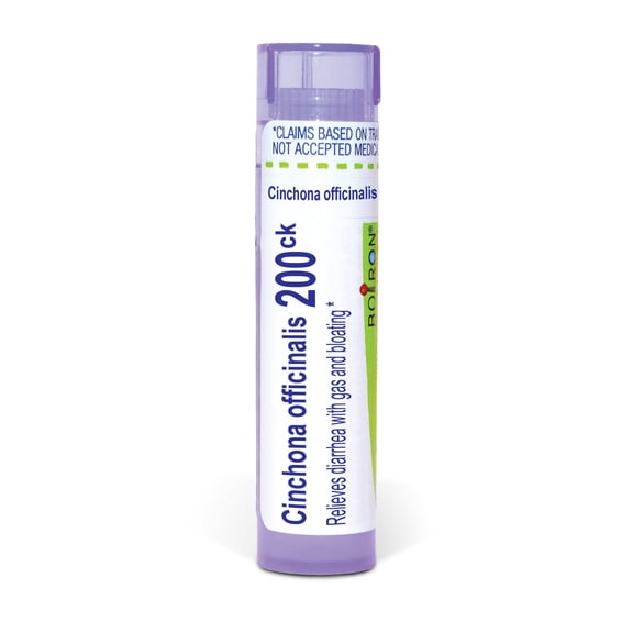 Boiron Cinchona Officinalis 200CK, Homeopathic Medicine for Diarrhea With Gas And Bloating, 80 Pellets