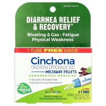 Boiron Cinchona Officinalis 30C Bonus Pack, Homeopathic Medicine for Diarrhea, Bloating, Gas, Fatigue, Physical Weakness, 240 Pellets