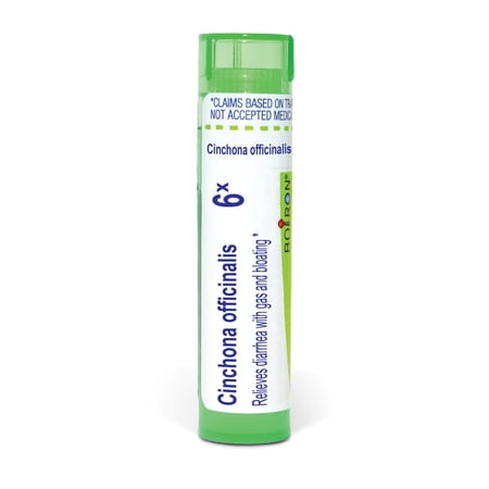 Boiron Cinchona Officinalis 6X, Homeopathic Medicine for Diarrhea With Gas And Bloating, 80 Pellets