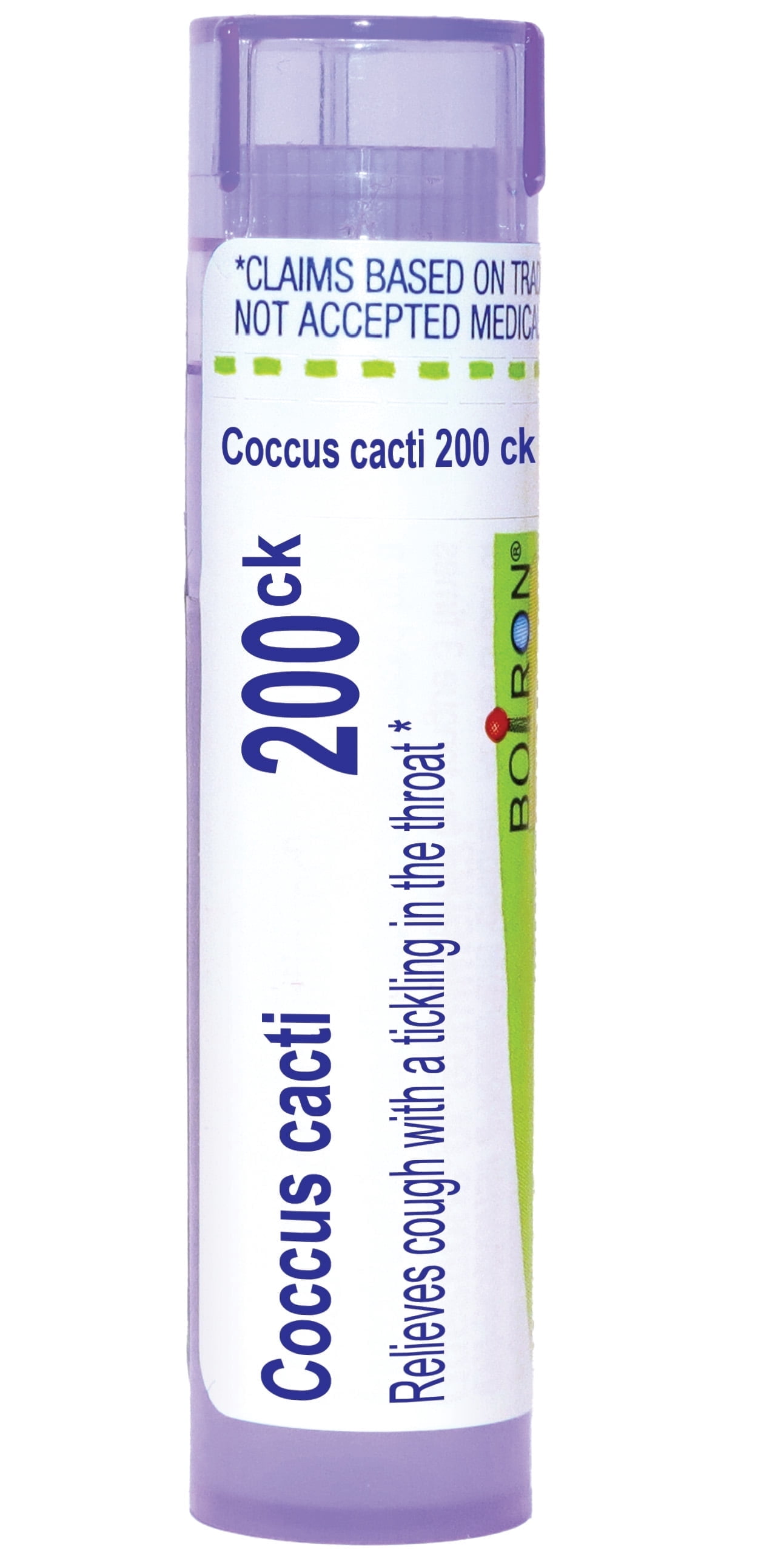 Boiron Coccus Cacti 200CK Homeopathic Single Medicine For Cough, Cold & Flu  80 Pellet - Walmart Business Supplies