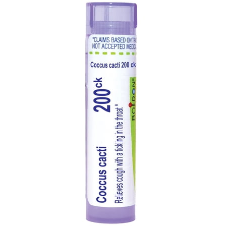 Boiron Coccus Cacti 200CK Homeopathic Single Medicine For Cough, Cold & Flu 80 Pellet