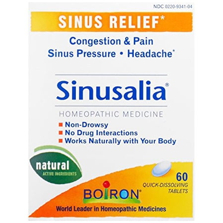 Boiron Coldcalm Non-Drowsy Homeopathic Medication Congestion 60 ct, 5-Pack