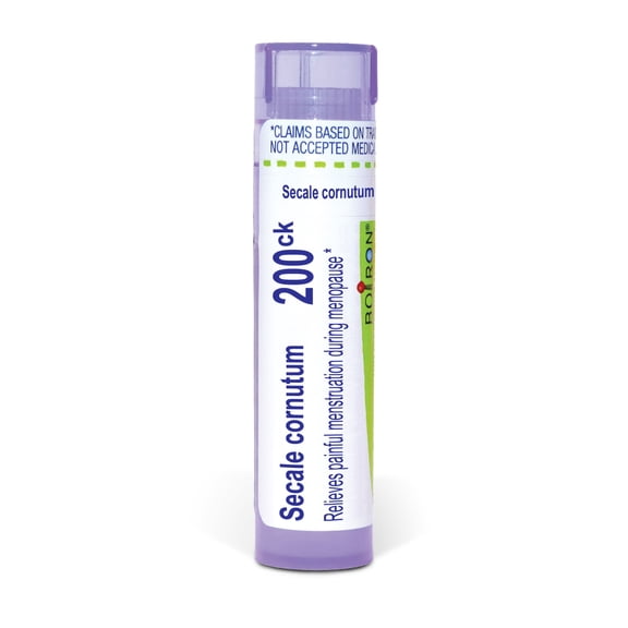 Boiron Secale Cornutum 200CK, Homeopathic Medicine for Painful Menstruation During Menopause, 80 Pellets