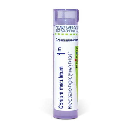 Boiron Conium Maculatum 1M, Homeopathic Medicine for Dizziness Triggered By Moving The Head, 80 Pellets