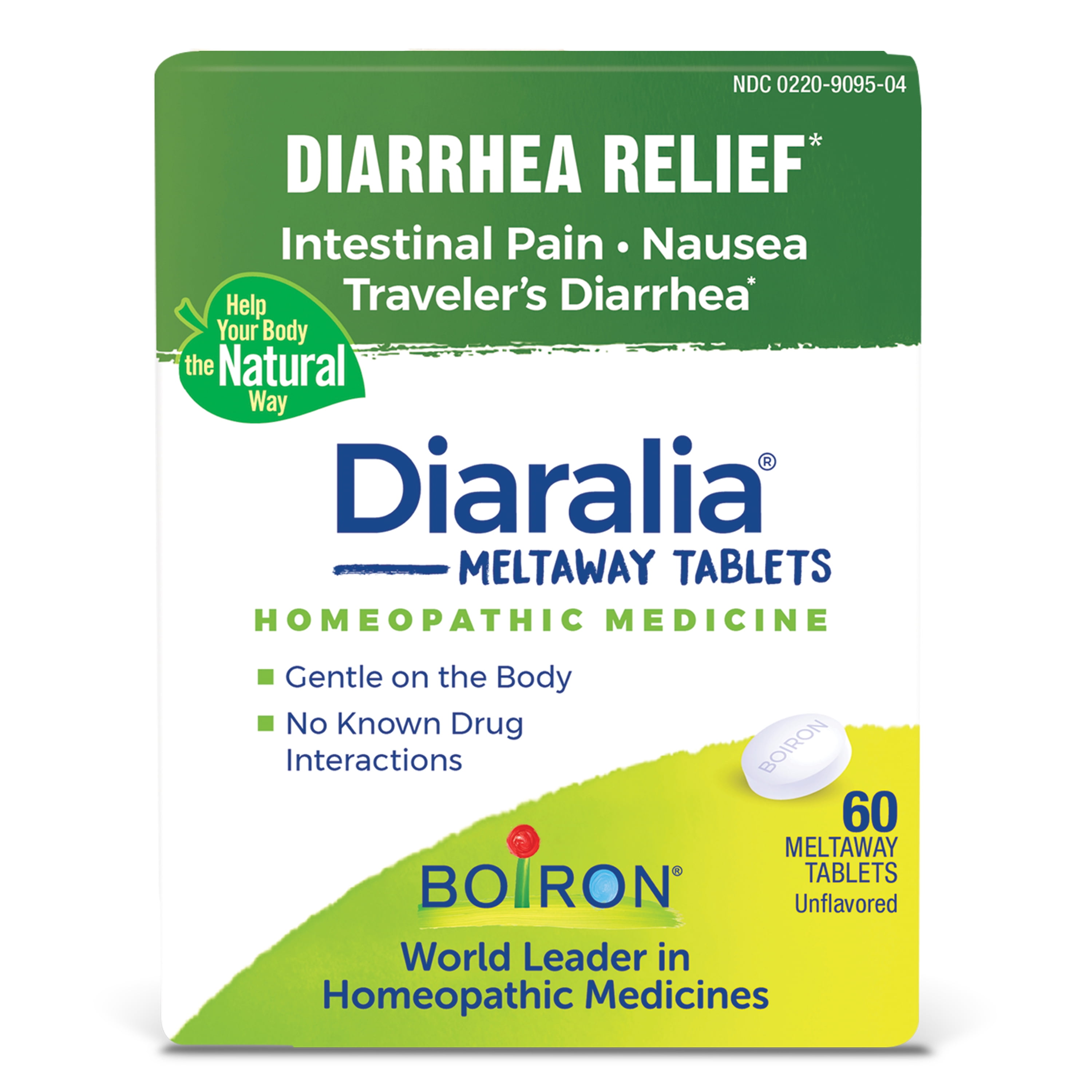 Boiron Diaralia Tablets, Homeopathic Medicine for Diarrhea Relief