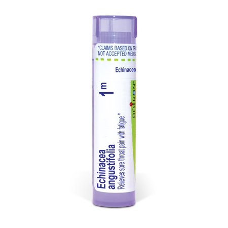 Boiron Echinacea Angustifolia 1M, Homeopathic Medicine for Sore Throat Pain With Fatigue, 80 Pellets