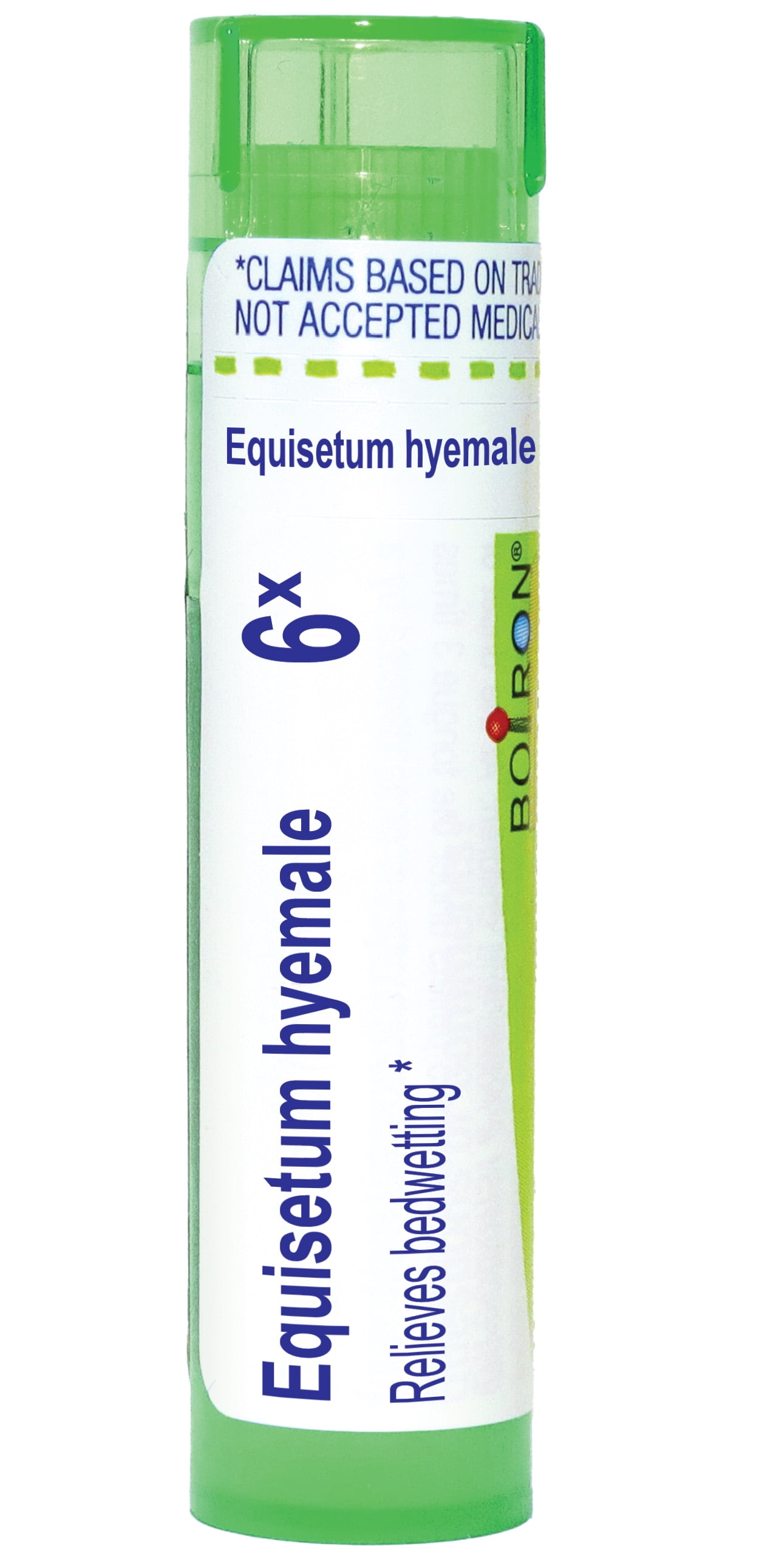 Boiron Equisetum Hyemale 6X, Homeopathic Medicine for BedWetting, 80 Pellets