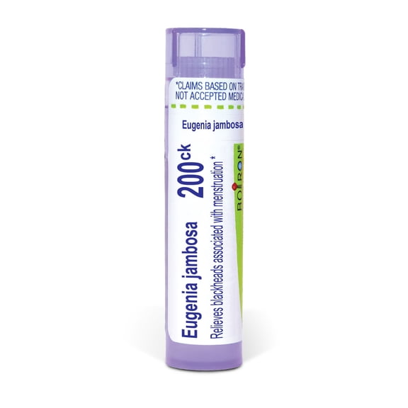 Boiron Eugenia Jambosa 200CK, Homeopathic Medicine for Acne With Blackheads, 80 Pellets