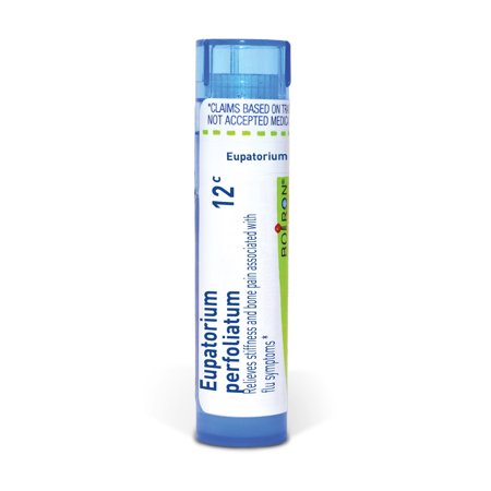 Boiron Eupatorium Perfoliatum 12C, Homeopathic Medicine for Stiffness And Bone Pain Associated With Flu Symptoms, 80 Pellets