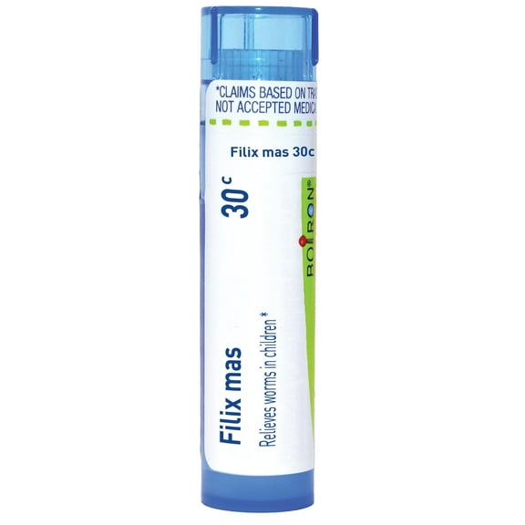 Boiron Filix Mas 30C, Homeopathic Medicine for Worms In Children, 80 Pellets