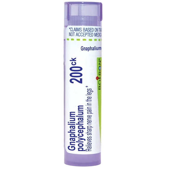 Boiron Gnaphalium Polycephalum 200CK, Homeopathic Medicine for Sharp Nerve Pain In The Legs, 80 Pellets