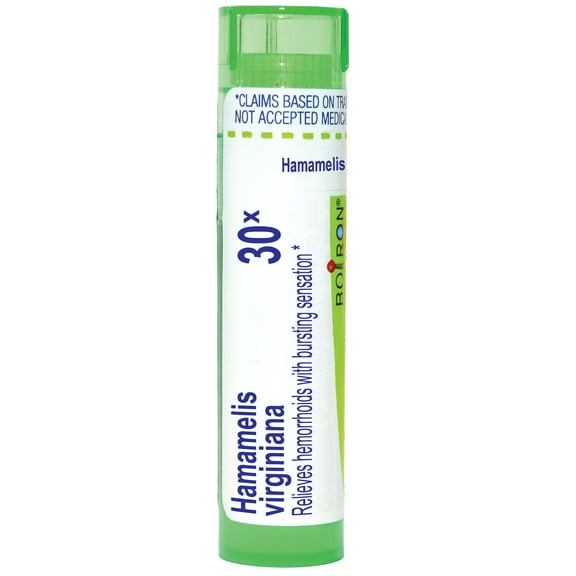 Boiron Hamamelis Virginiana 30X, Homeopathic Medicine for Hemorrhoids With Bursting Sensation, 80 Pellets