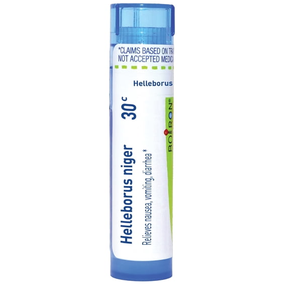 Boiron Helleborus Niger 30C, Homeopathic Medicine for Nausea, Vomiting, Diarrhea, 80 Pellets