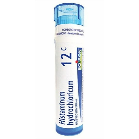 Boiron Histaminum Hydrochloricum 12C, Homeopathic Medicine for Allergy Relief, 80 Pellets