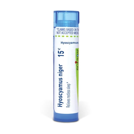 Boiron Hyoscyamus Niger 15C, Homeopathic Medicine for Restless Sleep, 80 Pellets