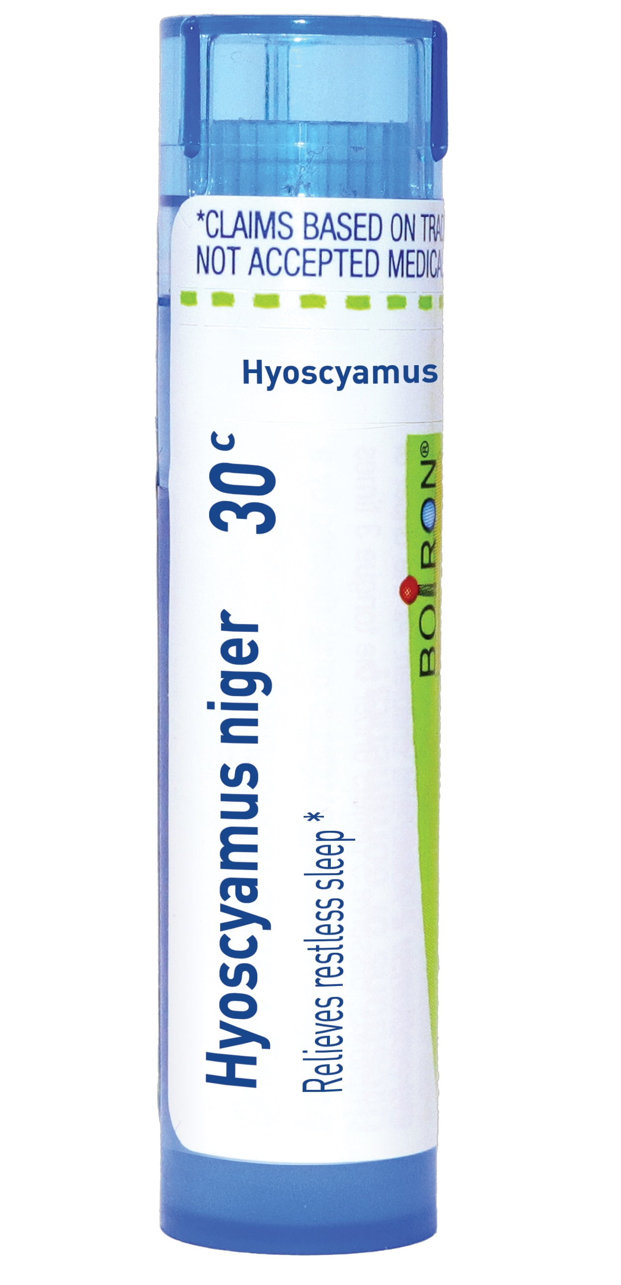 Boiron Hyoscyamus Niger 30C, Homeopathic Medicine for Restless Sleep, 80 Pellets