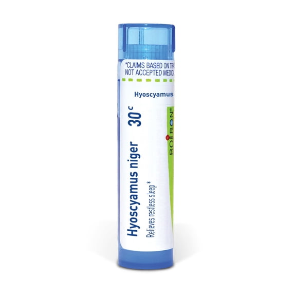 Boiron Hyoscyamus Niger 30C, Homeopathic Medicine for Restless Sleep, 80 Pellets
