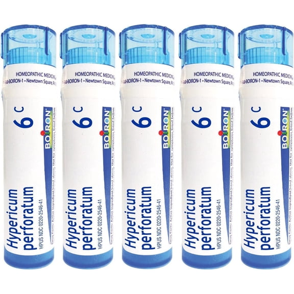 Boiron Hypericum Perforatum 6C, Homeopathic Medicine for Nerve Pain (Pack of 5)