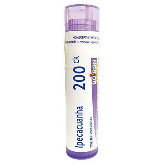 Boiron Ipecacuanha 200Ck Homeopathic Medicine for Nausea - 80 Pellets
