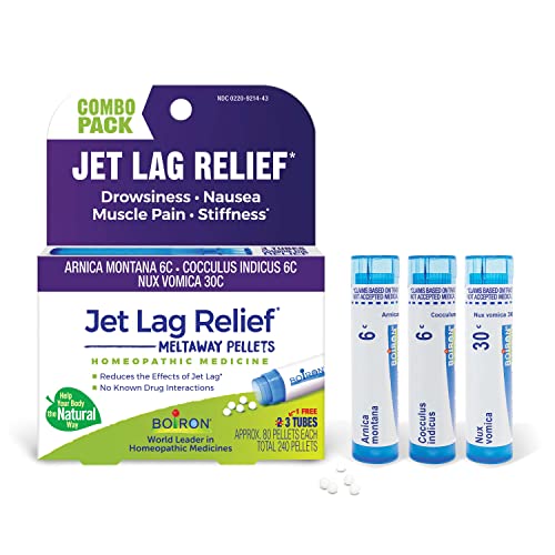 Boiron Jet Lag Relief Kit for Relief from Nausea, Stiffness, Muscle