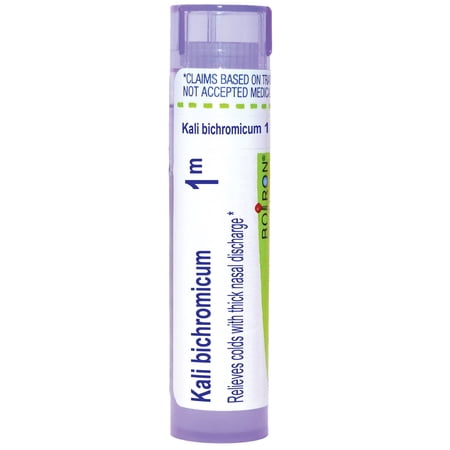 Boiron Kali Bichromicum 1M, Homeopathic Medicine for Colds With Thick Nasal Discharge, 80 Pellets