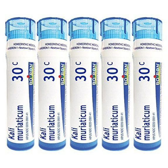 Boiron Kali Muriaticum 30C (Pack of 5), Homeopathic Medicine for Nasal Congestion