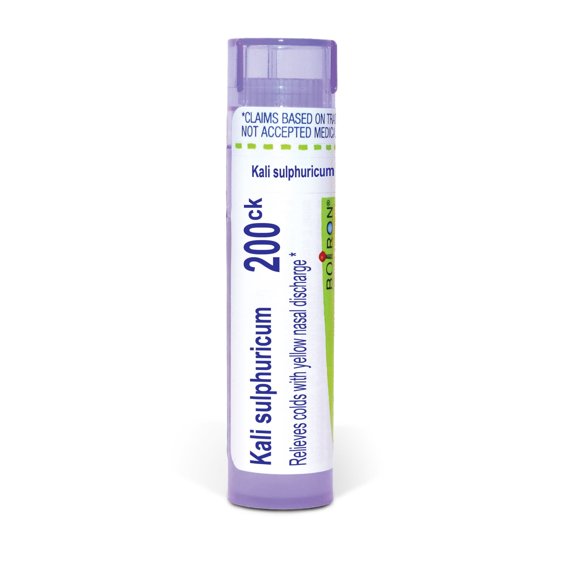 Boiron Kali Sulphuricum 200CK, Homeopathic Medicine for Colds With Yellow Nasal Discharge, 80 Pellets