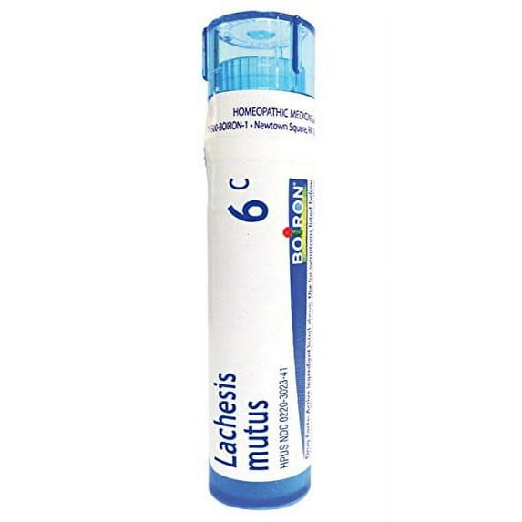 Boiron Lachesis Mutus 6C (Pack of 5), Homeopathic Medicine for Hot Flashes